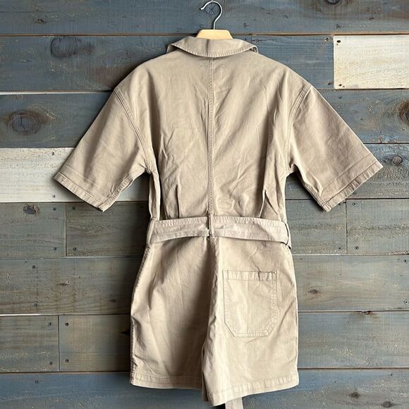 Current Elliott The Serenity Romper Jumpsuit Khaki NWT Size S $284 - Picture 7 of 12